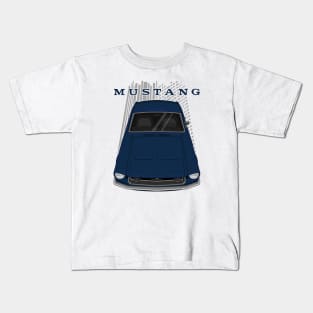 Ford Mustang Fastback 1968 - Presidential Blue Kids T-Shirt
